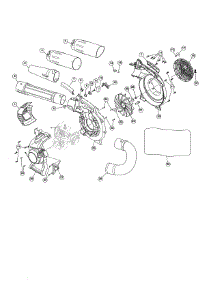 Tubes / Impeller / Bag parts for Craftsman Gas Leaf Blower 316791770 from AppliancePartsPros.com