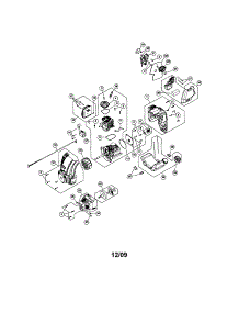 Short Block / Fuel Tank parts for Craftsman Gas Line Trimmer 316791840 from AppliancePartsPros.com