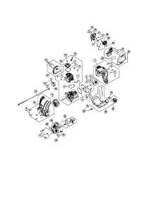 Short Block / Fuel Tank parts for Craftsman Gas Line Trimmer 316791841 from AppliancePartsPros.com