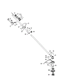 Driveshaft / Handle / Shield parts for Craftsman Gas Line Trimmer 316791860 (2008) from AppliancePartsPros.com