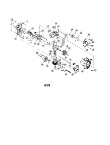 Fuel Tank / Cylinder / Muffler parts for Craftsman Gas Line Trimmer 316791860 (2009) from AppliancePartsPros.com