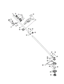 Drive Shaft / Shield / Handle parts for Craftsman Gas Line Trimmer 316791900 from AppliancePartsPros.com