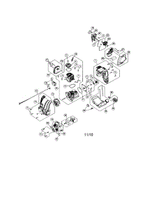 Short Block / Fuel Tank / Muffler parts for Craftsman Gas Line Trimmer 316791932 from AppliancePartsPros.com