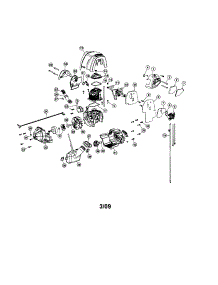 Fuel Tank / Muffler / Flywheel parts for Craftsman Gas Line Trimmer 316792020 from AppliancePartsPros.com