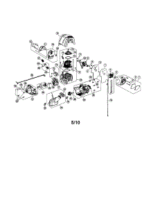 Short Block / Fuel Tank / Muffler parts for Craftsman Gas Line Trimmer 316792021 from AppliancePartsPros.com