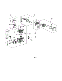 Short Block / Air Cleaner parts for Craftsman Gas Leaf Blower 316794000 from AppliancePartsPros.com