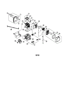 Short Block / Muffler parts for Craftsman Gas Leaf Blower 316794010 from AppliancePartsPros.com