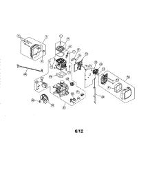 Short Block / Air Cleaner / Muffler parts for Craftsman Gas Leaf Blower 316794011 from AppliancePartsPros.com