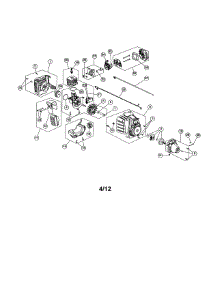 Short Block / Fuel Tank parts for Craftsman Gas Line Trimmer 316794450 from AppliancePartsPros.com