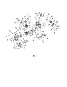 Short Block / Fuel Tank parts for Craftsman Gas Line Trimmer 316794490 from AppliancePartsPros.com