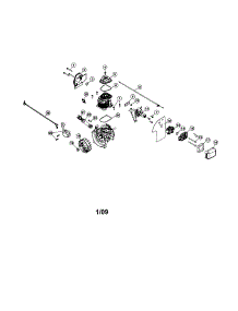 Muffler / Carburetor / Flywheel parts for Craftsman Gas Leaf Blower 316794830 from AppliancePartsPros.com