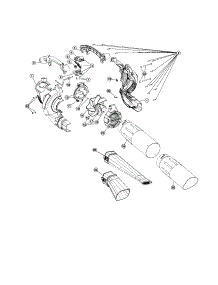 Housing parts for Craftsman Gas Leaf Blower 316794970 from AppliancePartsPros.com