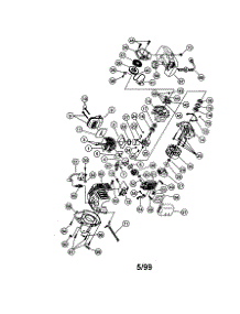 Motor parts for Craftsman Gas Line Trimmer 316795220 from AppliancePartsPros.com