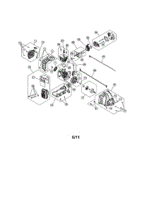Short Block / Fuel Tank parts for Craftsman Gas Line Trimmer 316795861 from AppliancePartsPros.com