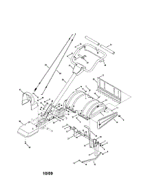 Handle / Tine Shield parts for Mtd Rear-Tine Tiller 31699560 from AppliancePartsPros.com