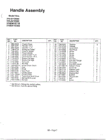 Handle  Page 4 parts for Mtd Gas Snowblower 316E610E000 from AppliancePartsPros.com