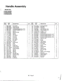 Handle  Page 2 parts for Mtd Gas Snowblower 316E610E088 from AppliancePartsPros.com