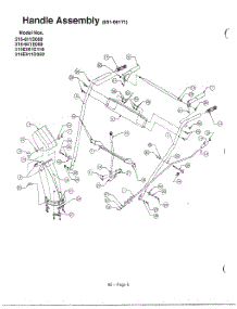 Handle  Page 3 parts for Mtd Gas Snowblower 316E610E088 from AppliancePartsPros.com