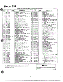 Snowthrower Page 8 parts for Mtd Gas Snowblower 317E-262-000 from AppliancePartsPros.com
