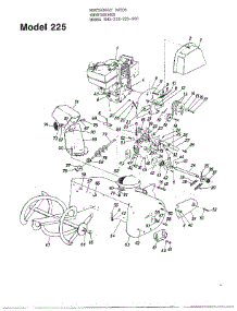 Snowthrower Page 3 parts for Mtd Gas Snowblower 318-225-000 from AppliancePartsPros.com