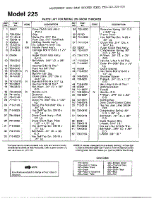 Snow Thrower Page 2 parts for Mtd Gas Snowblower 319-225-000 from AppliancePartsPros.com