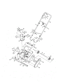 Frame / Handle / Chute parts for Mtd Electric Snowblower 31A-050-706 from AppliancePartsPros.com