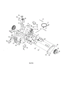 Fuel Tank / Auger parts for Mtd Gas Snowblower 31A-250-800 from AppliancePartsPros.com