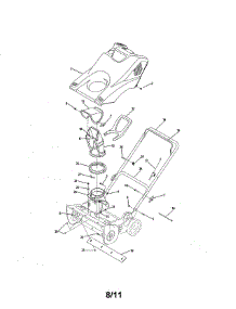 Shroud, Chute And Handle parts for Mtd Gas Snowblower 31A-2M1A731 from AppliancePartsPros.com