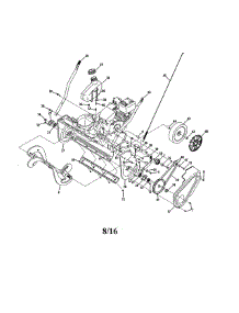 Lower Handle / Auger / Fuel Tank parts for Mtd Gas Snowblower 31A-2M5E799 from AppliancePartsPros.com