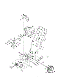 Handle / Engine / Wheel parts for Mtd Gas Snowblower 31A-3ABD799 from AppliancePartsPros.com