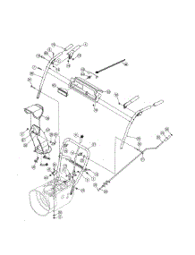 Handle / Chute / Light parts for Mtd Gas Snowblower 31A-6BCD700 from AppliancePartsPros.com