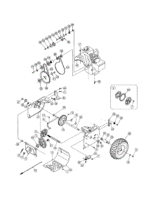 Drive parts for Mtd Gas Snowblower 31A-6BCD700 from AppliancePartsPros.com
