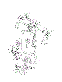 2007 Handles / Lower Chute parts for Mtd Gas Snowblower 31AE5HTG799 from AppliancePartsPros.com