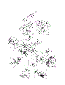2007 Wheels / Frame parts for Mtd Gas Snowblower 31AE5HTG799 from AppliancePartsPros.com