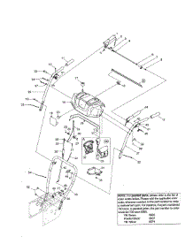 Handle / Panel parts for Yard-Man Gas Snowblower 31AE5KLF701 from AppliancePartsPros.com