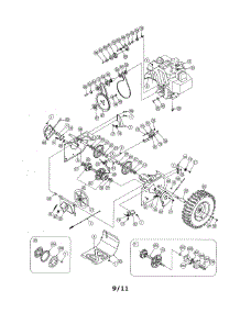 Drive / Wheels parts for Yard-Man Gas Snowblower 31AE5KLF801 from AppliancePartsPros.com