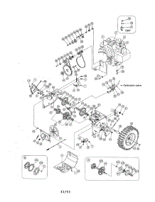 Drive parts for Yard-Man Gas Snowblower 31AE5KLG801 from AppliancePartsPros.com