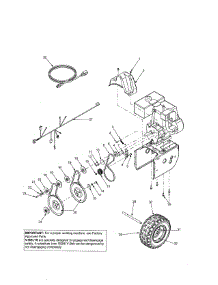 Wheel / Auger Pulley parts for Mtd Gas Snowblower 31AE6C3H131 from AppliancePartsPros.com