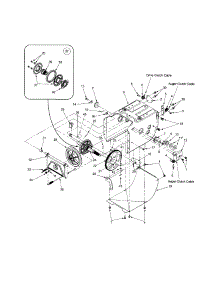 Axle / Wheels / Frame parts for Troy-Bilt Gas Snowblower 31AE6S73063 from AppliancePartsPros.com
