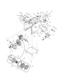Frame / Friction Wheel parts for Troy-Bilt Gas Snowblower 31AE7S75711 from AppliancePartsPros.com