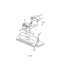 Lamp Housing parts for Mtd Gas Snowblower 31AE993I401 from AppliancePartsPros.com