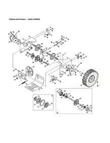 Drive Shaft / Wheels parts for Mtd Gas Snowblower 31AH54TI799 from AppliancePartsPros.com