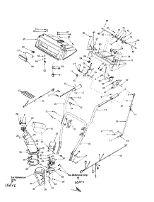 Handles parts for Mtd Gas Snowblower 31AH5C3F401 from AppliancePartsPros.com