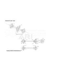 Planetary Shaft Assy parts for Mtd Gas Snowblower 31AH5DTH793 from AppliancePartsPros.com