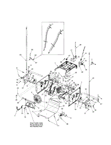 Transmission Frame parts for Mtd Gas Snowblower 31AH5Q3G401 from AppliancePartsPros.com