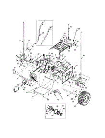 Wheels / Axle / Frame / Cover parts for Troy-Bilt Gas Snowblower 31AH5W75063 from AppliancePartsPros.com