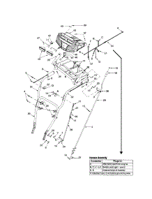 Handle / Handle Panel parts for Troy-Bilt Gas Snowblower 31AH5W75063 from AppliancePartsPros.com