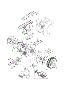 Wheels / Axle parts for Mtd Gas Snowblower 31AH5WTG799 from AppliancePartsPros.com