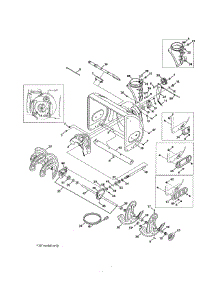 Auger & Housing parts for Mtd Gas Snowblower 31AH64EG700 from AppliancePartsPros.com