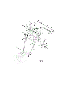 Panel parts for Mtd Gas Snowblower 31AH64EG795 from AppliancePartsPros.com